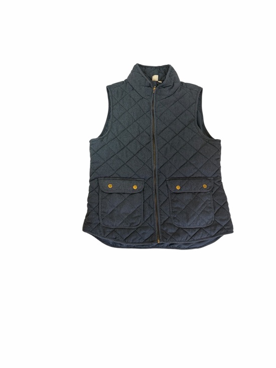 Artisan Ny Jackets & Blazers - Artisan Ny Quilted Dark Blue Sleeveless Vest